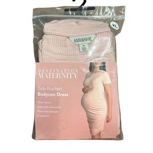 Destination Maternity's Ruched Maternity Dress